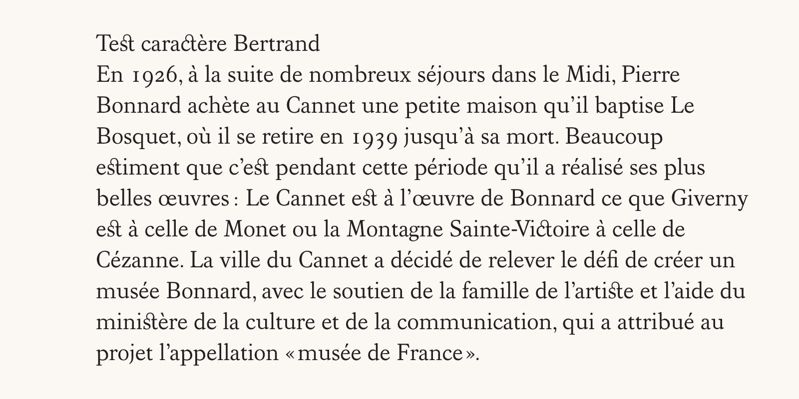 Bertrand